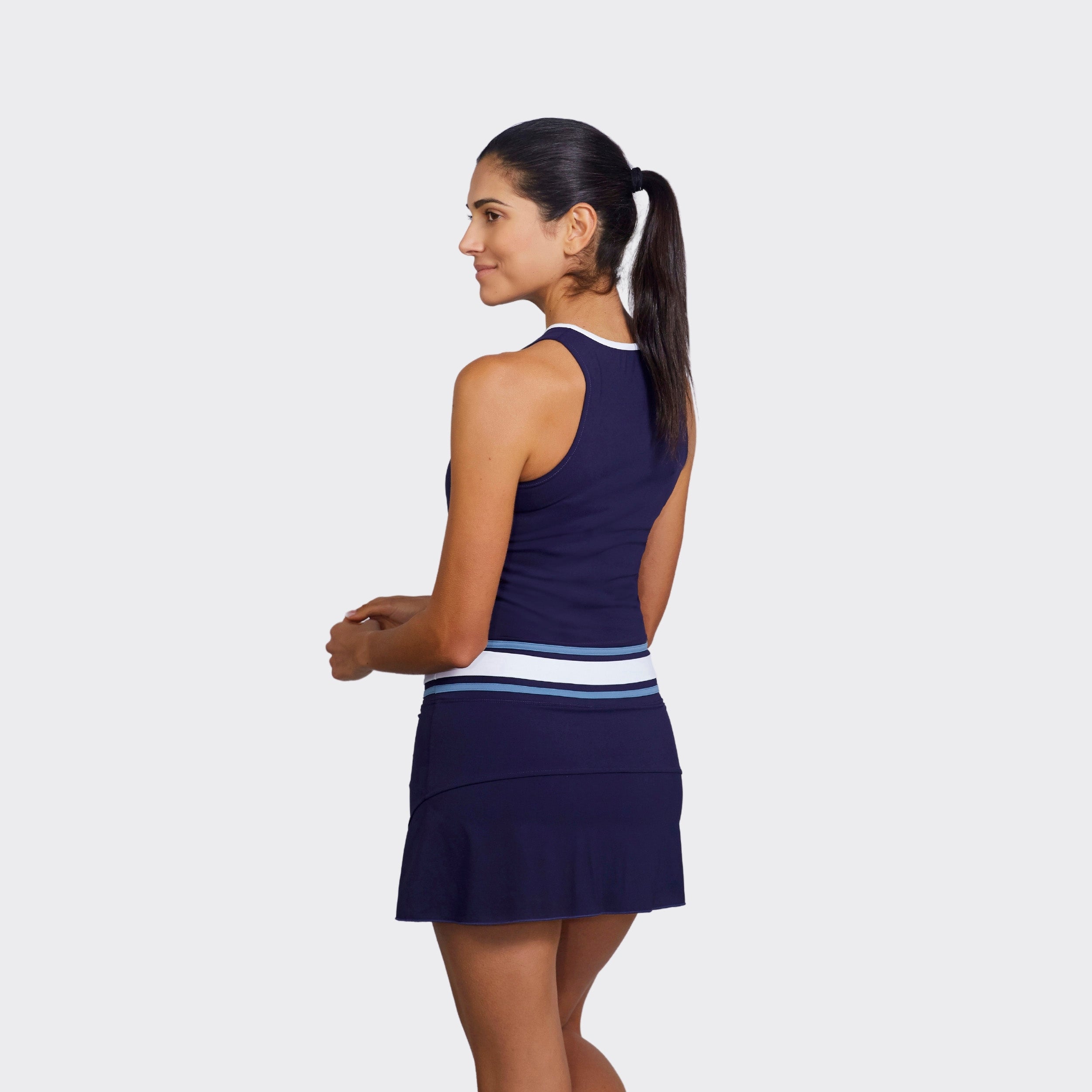 Camiseta Media Rhea Navy Blue