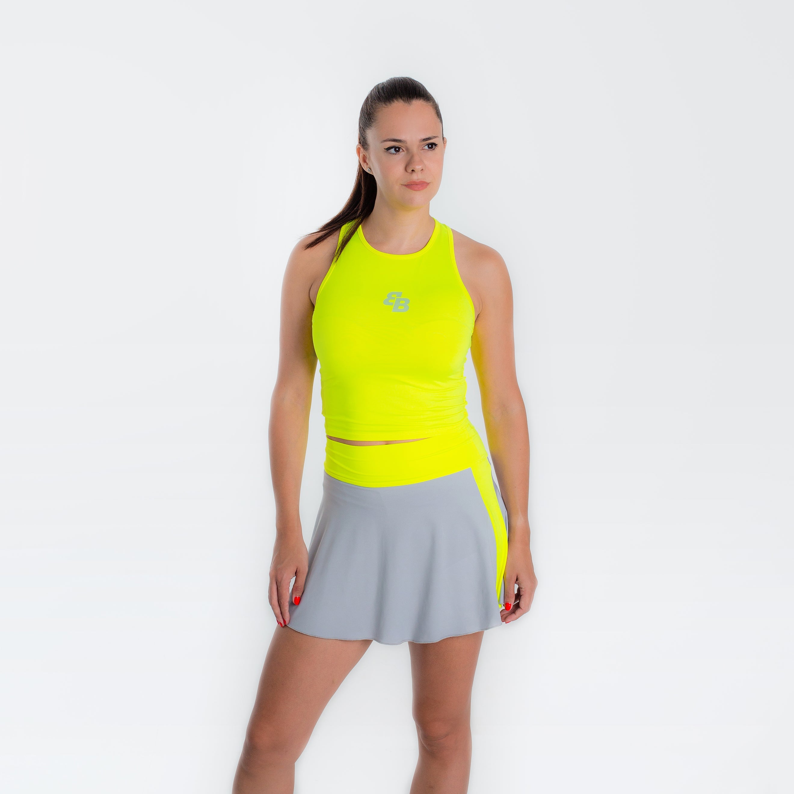 Camiseta Basica Corta Fluor Yellow