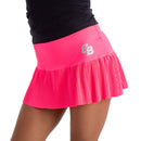 Falda Básica Plisada Wimbledon Rosa Fluor