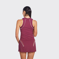 Falda Gaia Cherry Lacquer