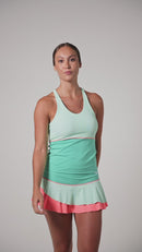Falda Palermo Water Green